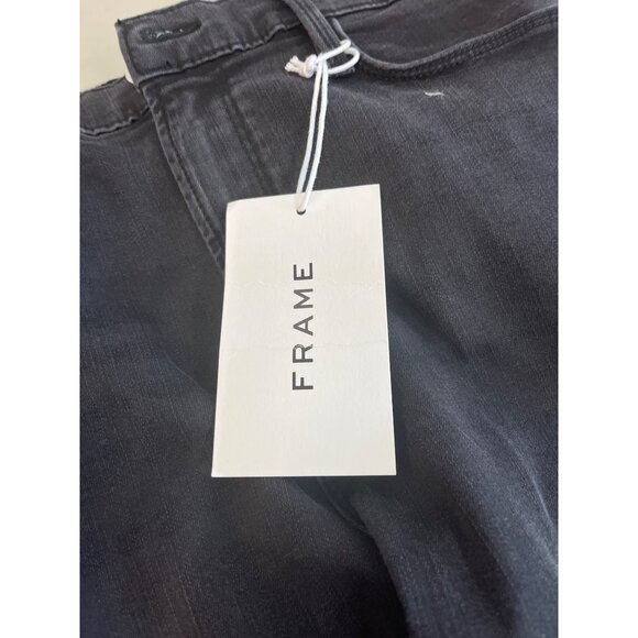 Frame Women's Gray Mid Rise Flared Jeans Sz 32 - NWT - Picture 7 of 8